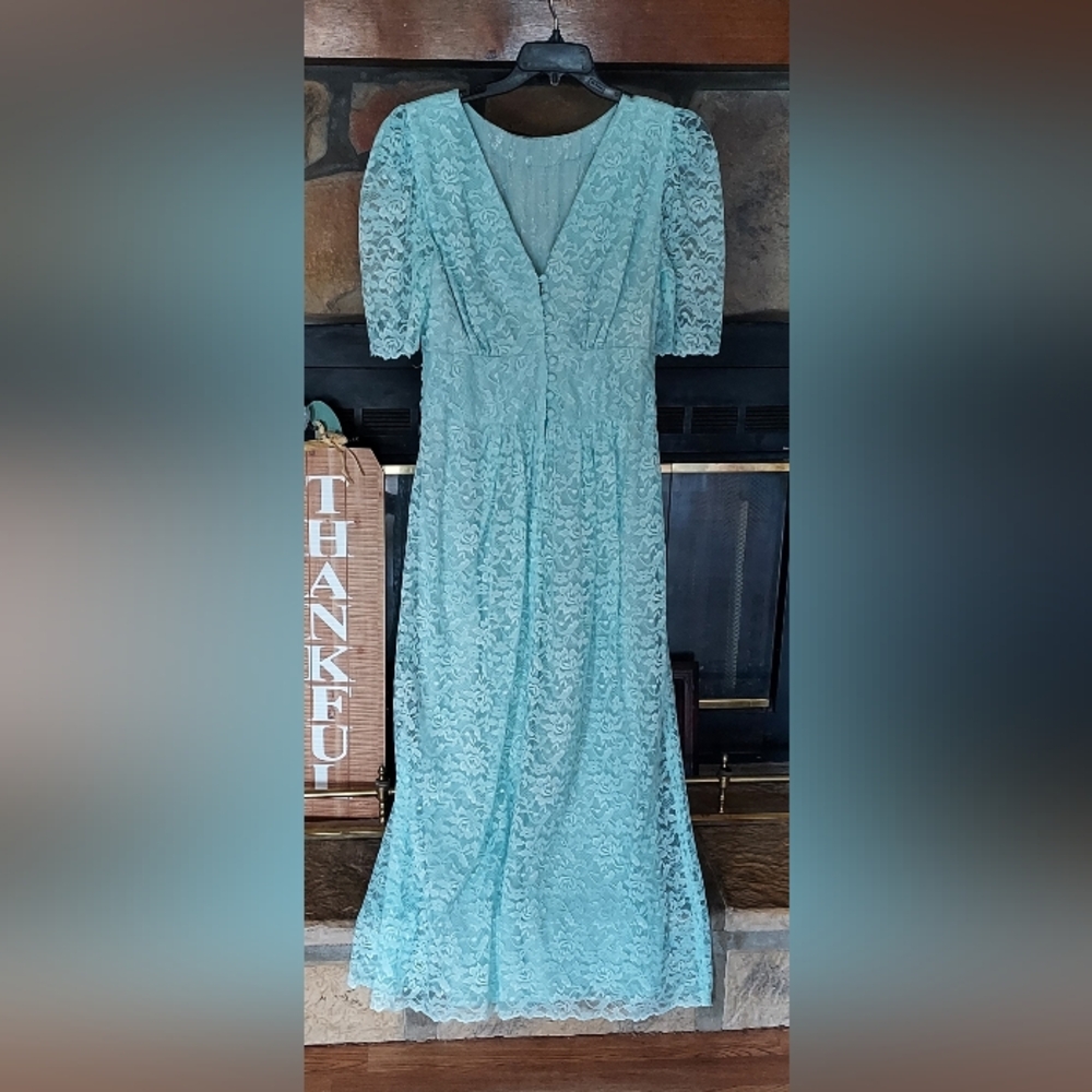 Teal dress fits small & medium